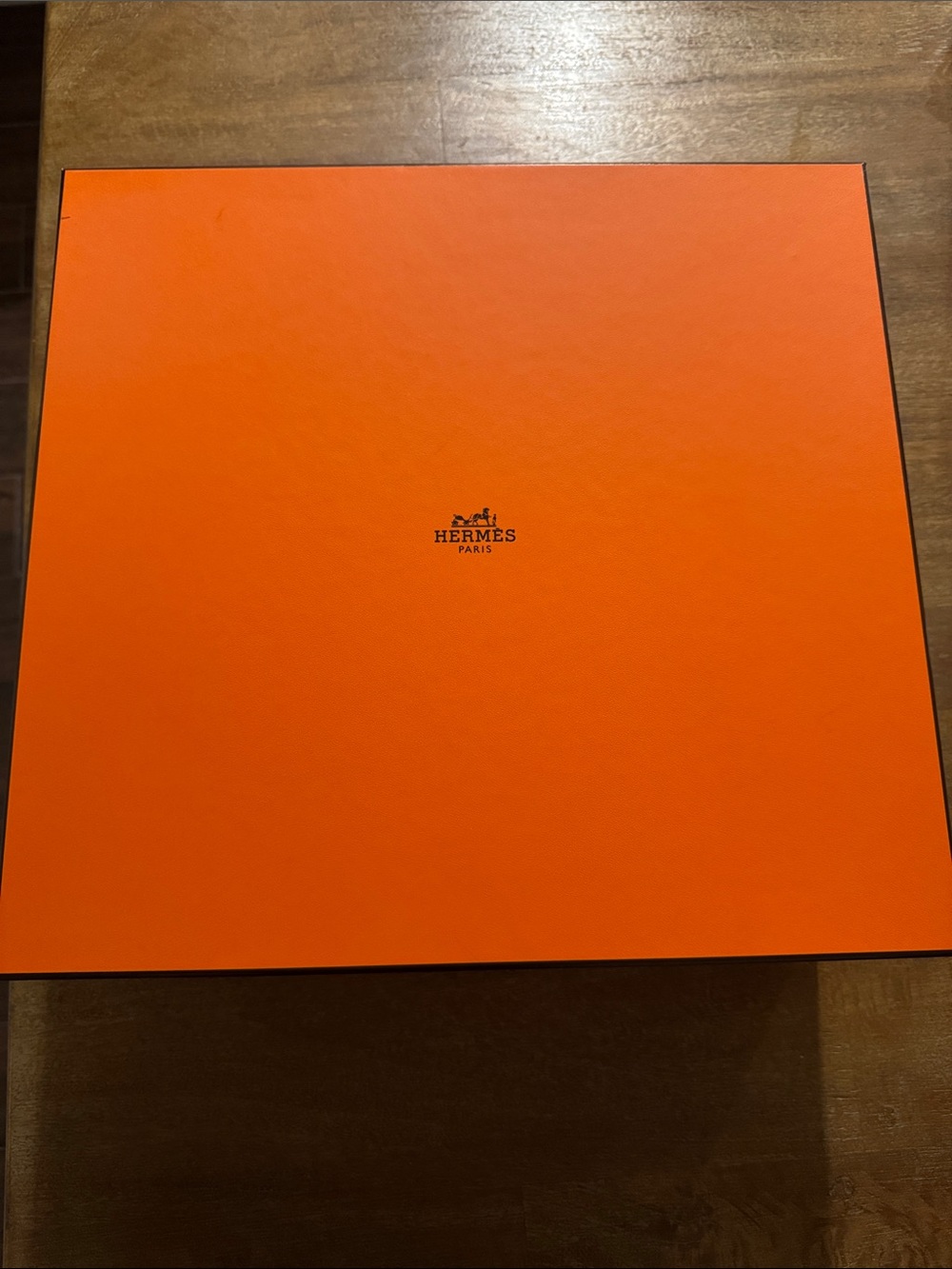 Hermes Orange Signature Logo Gift Box